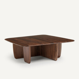Iloss Large Solid Walnut Coffee Table - thumbnail 3