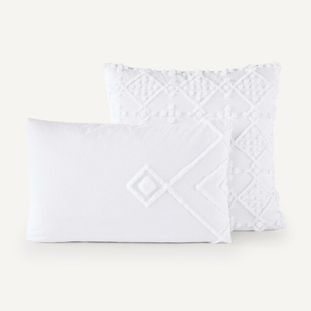 Pintu Tufted 100% Organic Cotton 300 Thread Count Pillowcase - image 1