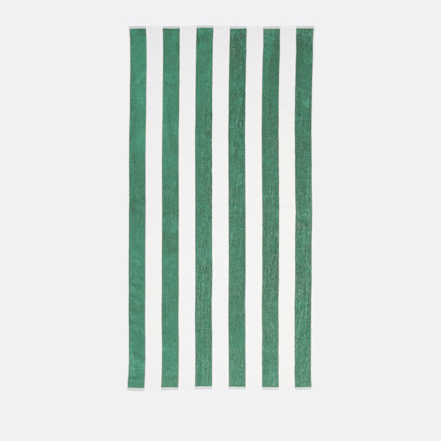 Hendaye Striped Velour Beach Towel - image 1