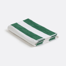 Hendaye Striped Velour Beach Towel - thumbnail 4