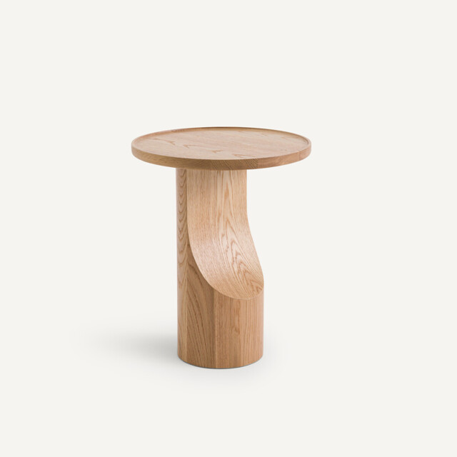 Stigido Side Table in Solid Oak and Oak Veneer - image 1