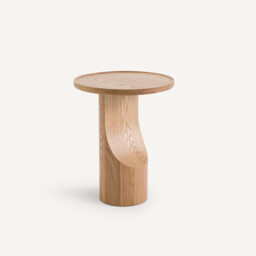 Stigido Side Table in Solid Oak and Oak Veneer - thumbnail 1