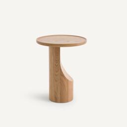 Stigido Side Table in Solid Oak and Oak Veneer - thumbnail 3