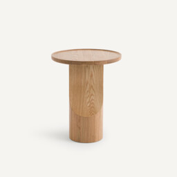 Stigido Side Table in Solid Oak and Oak Veneer - thumbnail 4