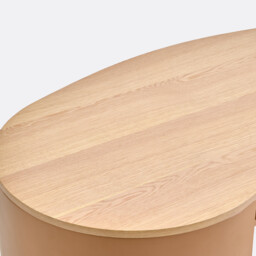 Ozia Oak Veneer Desk - thumbnail 4