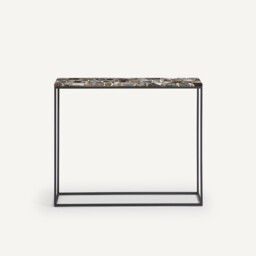 Anaximene Agate & Metal Console Table - thumbnail 1