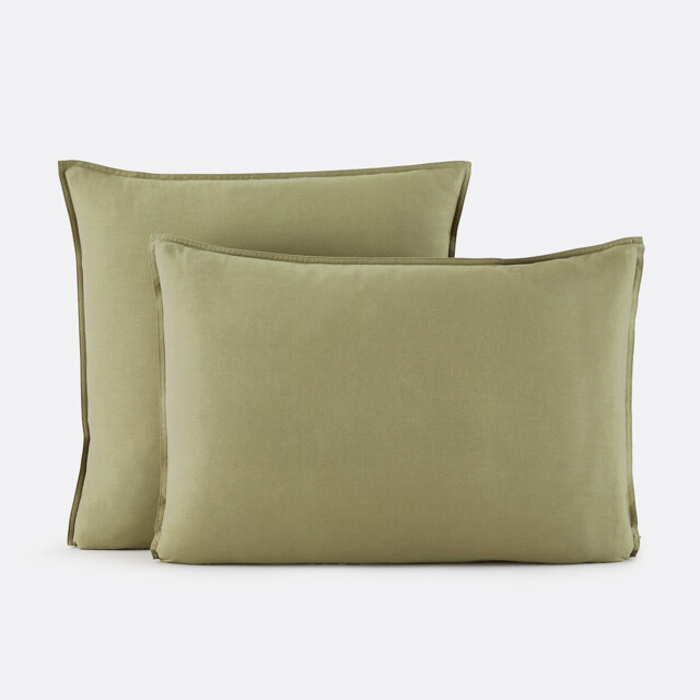 Scenario Plain 100% Washed Cotton Pillowcase - image 1