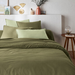 Scenario Plain 100% Washed Cotton Pillowcase - thumbnail 2