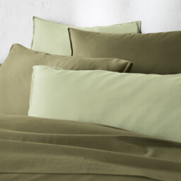 Scenario Plain 100% Washed Cotton Pillowcase - thumbnail 3