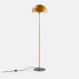 Mushroom Floor Lamp in Two Colours Metal Capi