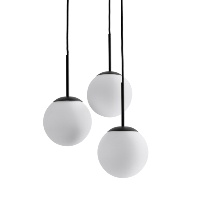 Theide Metal & Opaline Cluster Pendant Light - image 1