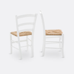 Set of 2 Perrine Farmhouse Chairs in Solid Beech - thumbnail 2