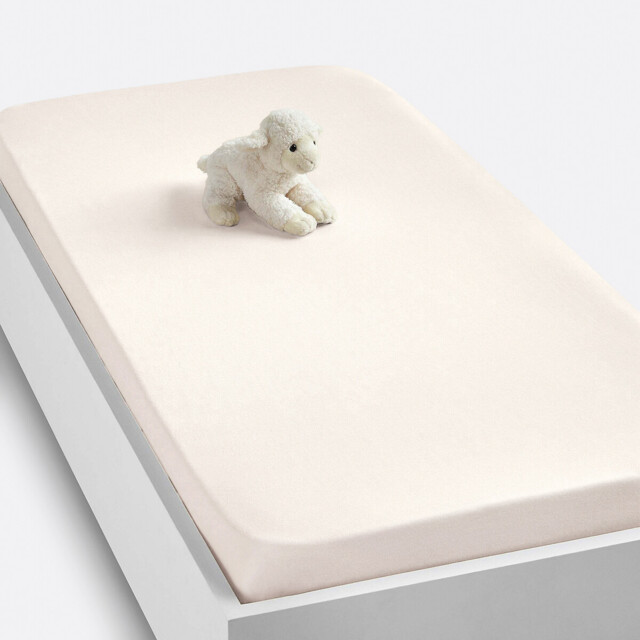 Scenario Plain Jersey Cot Fitted Sheet