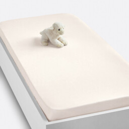Scenario Plain Jersey Cot Fitted Sheet