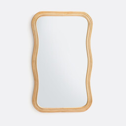 Vaguo 75cm High Rattan Mirror - thumbnail 3