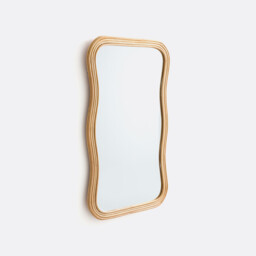 Vaguo 75cm High Rattan Mirror