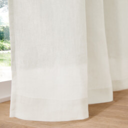 Elba Linen Blackout Curtain with Pencil Pleat and Wave - thumbnail 3