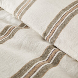 Aelle Duvet Cover in Washed Linen - thumbnail 4
