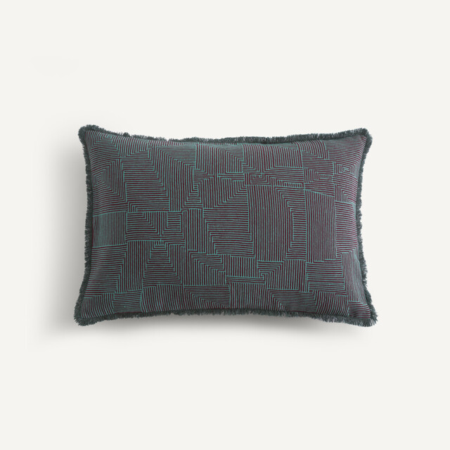 Sorine Linen/Cotton Embroidered Cushion Cover - image 1