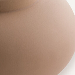 Leccia Ceramic Matte Round Vase - thumbnail 4