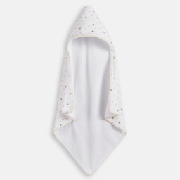 Scacco Cotton Muslin/Bouclé Towelling 380g Bath Cape - thumbnail 1