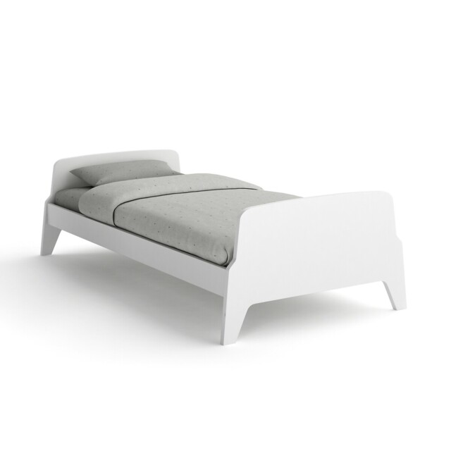 Adil Vintage Retro Style Single Bed with Bed Base - image 1