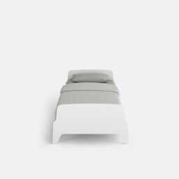 Adil Vintage Retro Style Single Bed with Bed Base - thumbnail 3