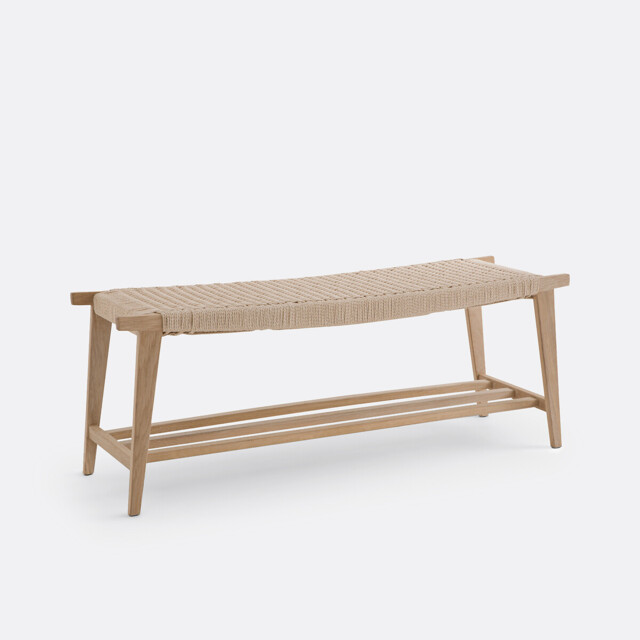 Kioto Solid Oak Bench - image 1