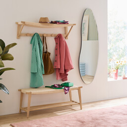 Kioto Solid Oak Bench - thumbnail 3