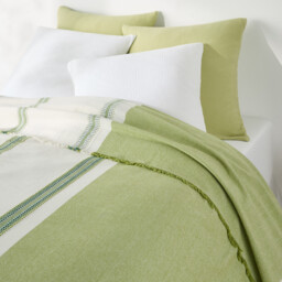 Sereco Striped Bedspread in Yarn-Dyed Cotton - thumbnail 3