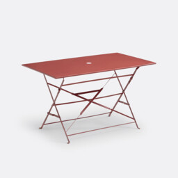 Ozevan Rectangular Folding Metal Table