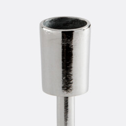 Set of 3 Oror Candle Holders in Chrome-Plated Aluminium - thumbnail 3