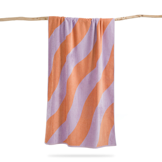 Scénario Vague Velour Beach Towel - image 1
