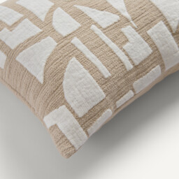 Solona Embroidered Fleece Cushion Cover - thumbnail 3