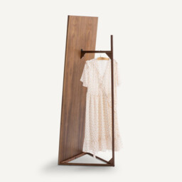Zindlo Mirror On Stand in Solid Walnut H178 - thumbnail 4
