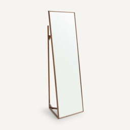 Zindlo Mirror On Stand in Solid Walnut H178 - thumbnail 2
