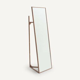 Zindlo Mirror On Stand in Solid Walnut H178 - thumbnail 3