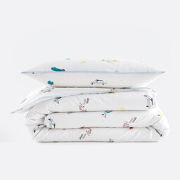 Emiliano Duvet Cover Set in 50% Recycled Cotton - thumbnail 3