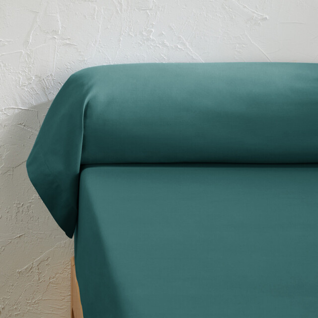 Scenario Plain Organic Cotton Percale Bolster Pillowcase - image 1