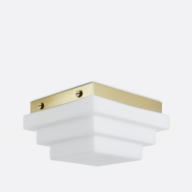 Decar Ceiling Or Wall Light in Opaline Glass, Width 27.5cm - image 1