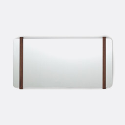Nemma 120 X 64cm Walnut Mirror - thumbnail 4