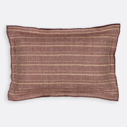 Marciana Cushion Cover in Linen and Silk - thumbnail 4