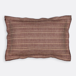 Marciana Cushion Cover in Linen and Silk - thumbnail 1