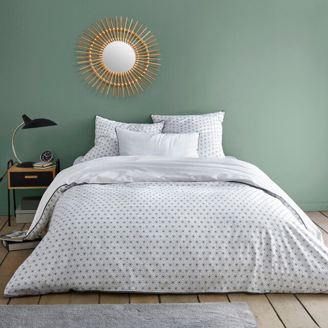 Nordic Geometric Cotton Duvet Cover