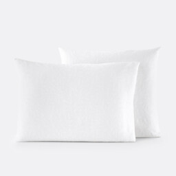Miren Natural Cotton Jacquard Pillowcase - thumbnail 1