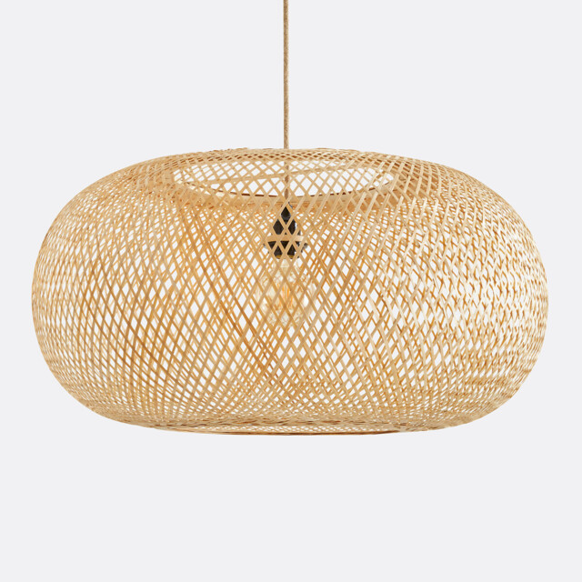 Ezia Bamboo 65cm Diameter Ceiling Light - image 1