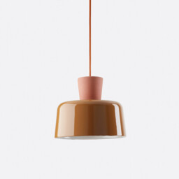 Coloured Ceramic Hanging Lamp Diameter 21cm Jimna
