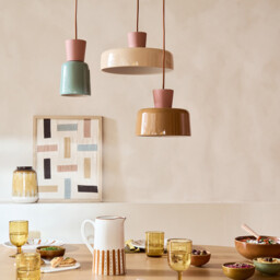 Coloured Ceramic Hanging Lamp Diameter 21cm Jimna - thumbnail 2