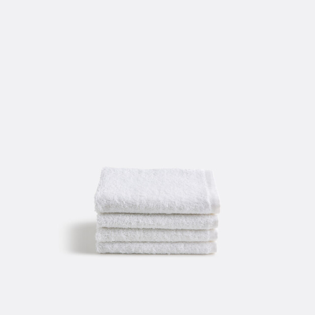 Set of 4 Scenario Terry Guest Towels 500g/m2 - image 1