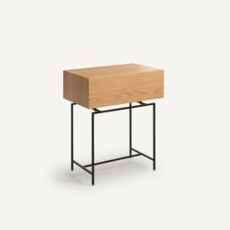 Oreko Oak Veneered Bedside Table